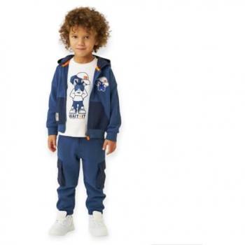 Felpa aperta con zip per bambino