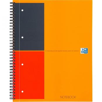 Carnet Scolaire Oxford Europanbook Ligne avec Marge Colorée, Format A4