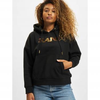 Sequin-Oversize-Hoodie Karl Kani – Schwarz, 80 % Baumwolle / 20 % Polyester