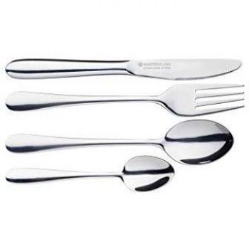 Masterclass Stainless Steel Four Piece Childrens Childs Cutlery Set 4