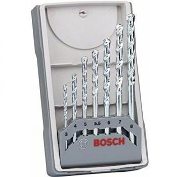 Bosch 7 brocas para piedra CYL-1-3,4,5,5,5,6,7,8