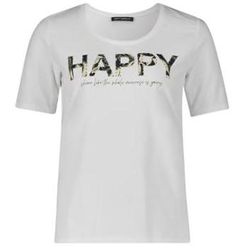 Damen Rundhals T-Shirt mit Platzierung