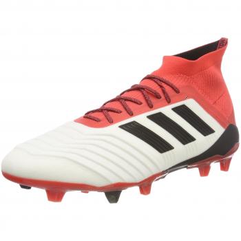 Adidas Predator 18.1 FG, Chaussures de Football Homme, Blanc, 47 1/3