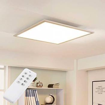 Plafonnier LED 'Lysander' gris en aluminium