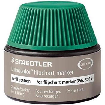 STAEDTLER 488 56-5 Lumocolor Flipchartmarker Nachfüllstation, grün