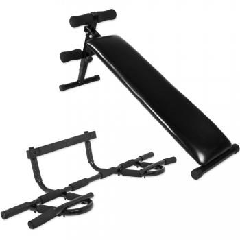 Abdominal Trainer Bench with Multi-Use Bar