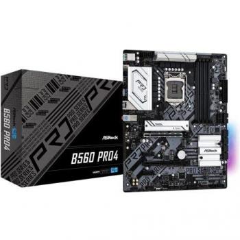ASRock B560 Pro4 ATX Motherboard for Intel LGA1200 CPUs