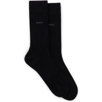 Socken mit Label-Print im 2er-Pack