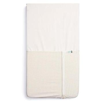 ErgoPouch Organic Crib Comfort Blanket – All-Year/Winter, 1.0–2.5 Tog, Caramel Grid