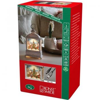Sfera di Neve LED con Timer e Batteria
