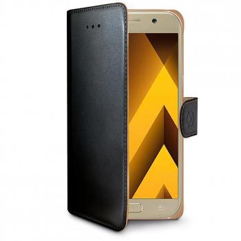 Custodia a portafoglio Celly per Galaxy A5 2017, Nero