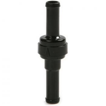 Black Plastic One Way Fuel Check Valve 8mm 5/16