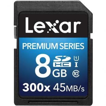 Carte Mémoire Lexar 8 Go SDHC Classe 10 – Vitesse 300 Mo/s