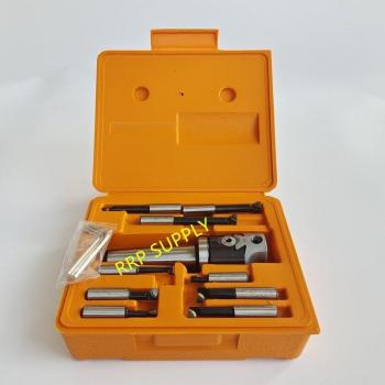 MT4 Kegelbohrkopf 1pc F1-1/2 50mm mit 9 Stück 1/2 Bohrstangen