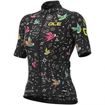 Alé Damen Versilia Bike Trikett Grafik Schwarz XL