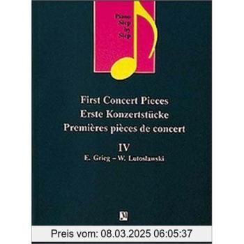 Erste Konzertstücke; First Concert Pieces (Music Scores)
