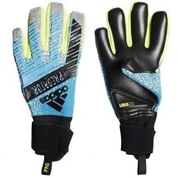 Adidas Predator Pro für Männer – Torwarthandschuhe in Bright Cyan/Silver & Solar Yellow/Black – 10,5‑Größe