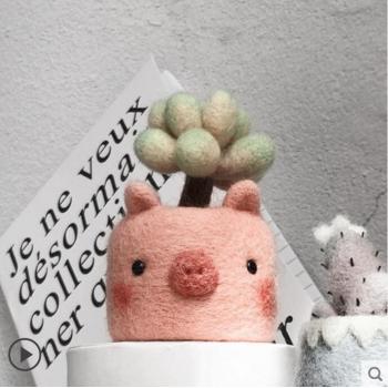 Animal Series DIY Wool Needle Felting Decoration