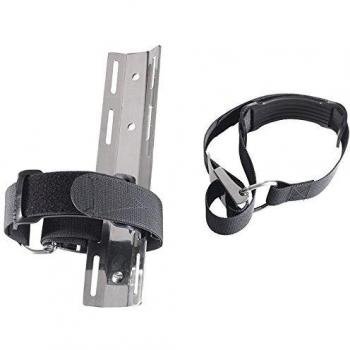 Scuba Force Tankadapter Single mit Spanngurten – Tauch-Set, Silber, 1 Größe