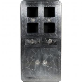 SIT Vitrine AIRMAN silber 90 x 40 x 187 cm