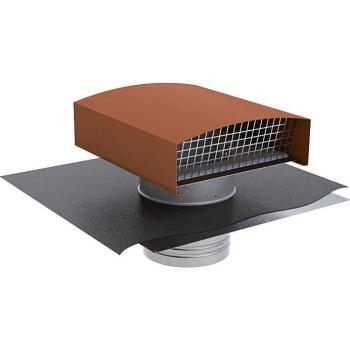 Capacité d’étanchéité CT‑315 Tuile – chapeau de toiture rouge, diamètre 315 mm