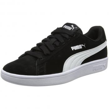 Smash V2 Puma Sneakers – Men’s, Black & White, UK 9.5 (EUR 44)