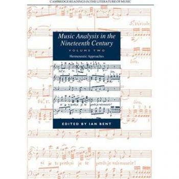 Music Analysis in the Nineteenth Century