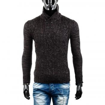 Redwolf Herrenpullover Stehkragen 0014 30 Racer (M, anthrazit)