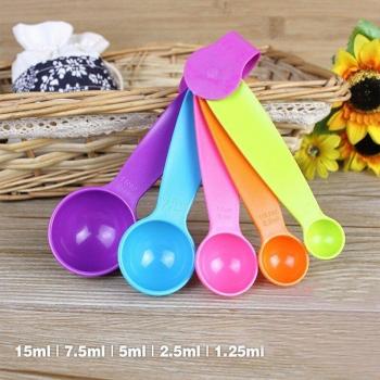 Kunststoff Messlöffel für Kuchen und Zucker, 5PC/10PC Set