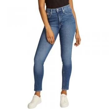 Jeans skinny alta cintura Calvin Klein Blu