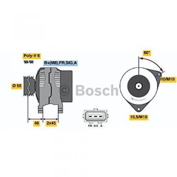 BOSCH Lichtmaschine 0 986 049 151