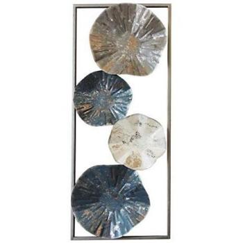 Ufficio Metallo Dahlia – Parete Multicolore 24,8×5,1×61 cm