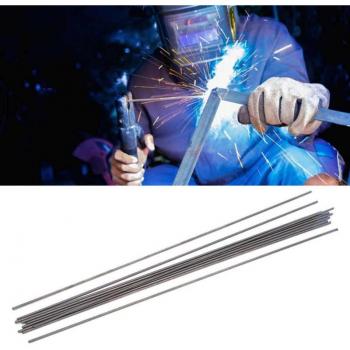 Tiges en tungstène, 10 pièces, électrodes pour soudage, aiguille à arc, acier inoxydable, sans bavures