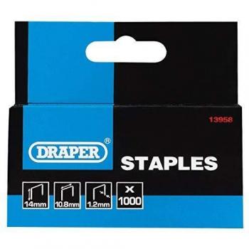 Draper 14mm Heavy Duty Staples Box of 1000