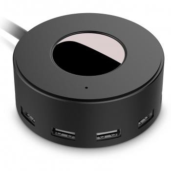 Chargeur Secteur 6 Ports USB Jelly Comb Noir