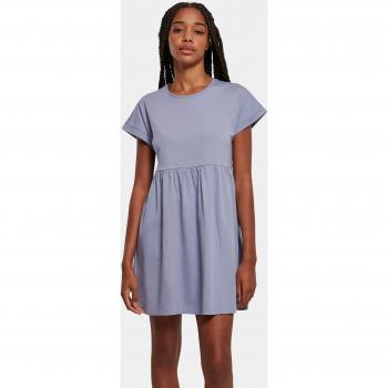 Tee Vestido Empire Valance para Mujer en Violeta Orgánico