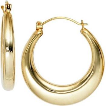 Goldene Creolen 24 mm