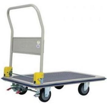 Pressed Steel Platform Truck with Foot Brake