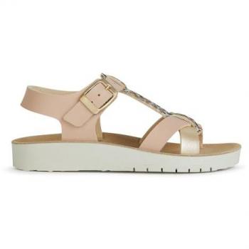 Sandalias Geox Niña Costarei Rosa Oscuro/Platino
