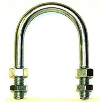 U‑Bolt 123 mm (M16) – 245 mm Inner Dia., 322 mm Inner Height, Zinc Coated, 1‑Piece