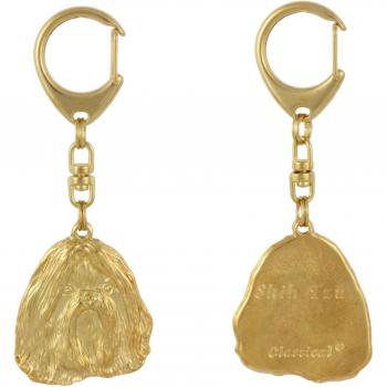 Shi‑Tzu Gilded – Porte‑clé plaqué or, boîte cadeau exclusive