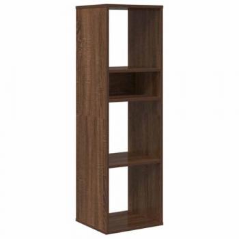 Étagère chêne marron 34x31x112 cm bois d'ingénierie