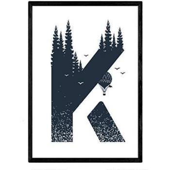 Póster Letra K