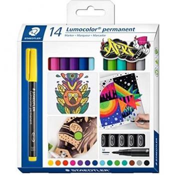 Staedtler, Marker, Lumocolor permanent pen 317 Permanent-Universalstifte M (Mixed Colour, 1 mm)