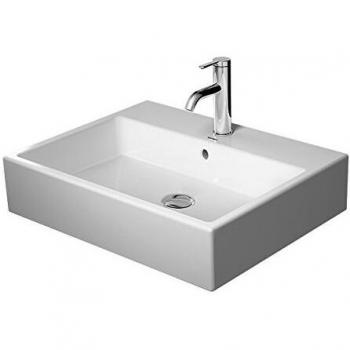 Vero Air Lavabo Duravit 60x47 cm bianco con tappeto di scarico