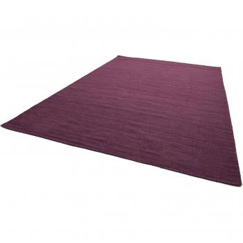 Morgenland lila Kelim‑Teppich – 90 cm × 160 cm, 6 mm, Kurzflor