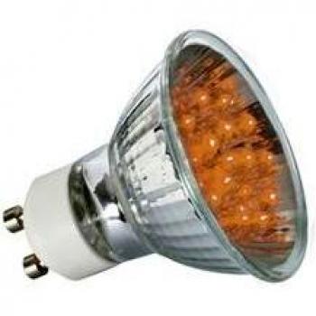 LED Arancio GU10 1W Lampadina