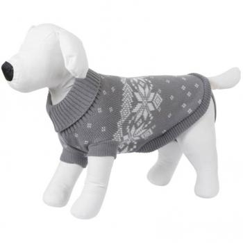 Lillehammer Pull Chien Gris Blanc S/XS