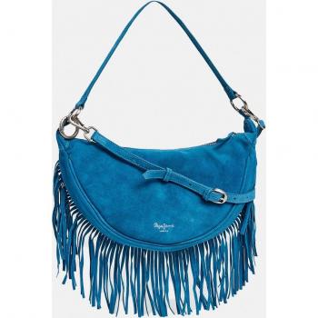 Bolso Azul con Fleco y Bandolera Pepe Jeans