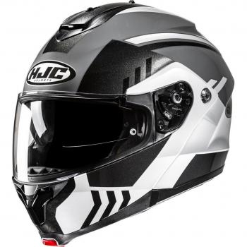 Casque Kaon L – Noir, Gris, Blanc – HJC